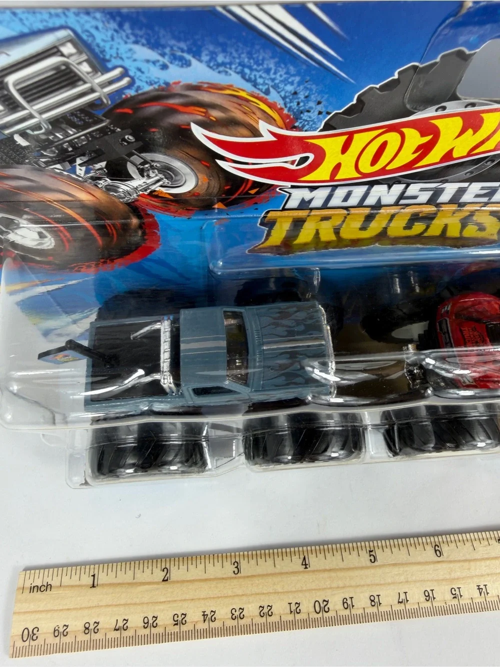 Hot Wheels Demolition Doubles Monster Trucks Silverado & Raptor F150